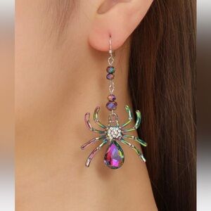 Dangle Spider Earrings
